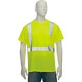 Occunomix OccuNomix Standard Wicking Birdseye Class 2 T-Shirt W/ Pocket Hi-Vis Yellow, 2XL, LUX-SSETP2B-Y2X LUX-SSETP2B-Y2X
